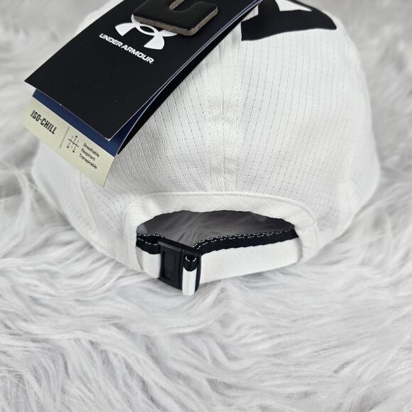 Under Armour ArmourVent Men's Camper Hat White Breathable Quick Drying Cooling - Picture 5 of 7